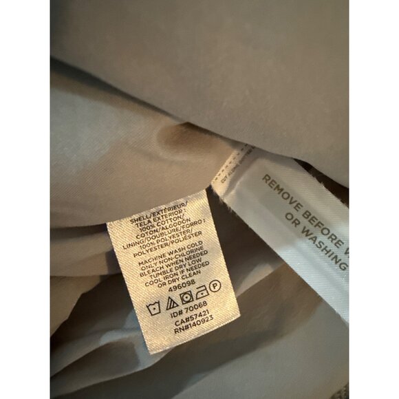 Loft Womens Gray Herringbone Blazer With Elbow Patches Size 6 - Picture 4 of 11